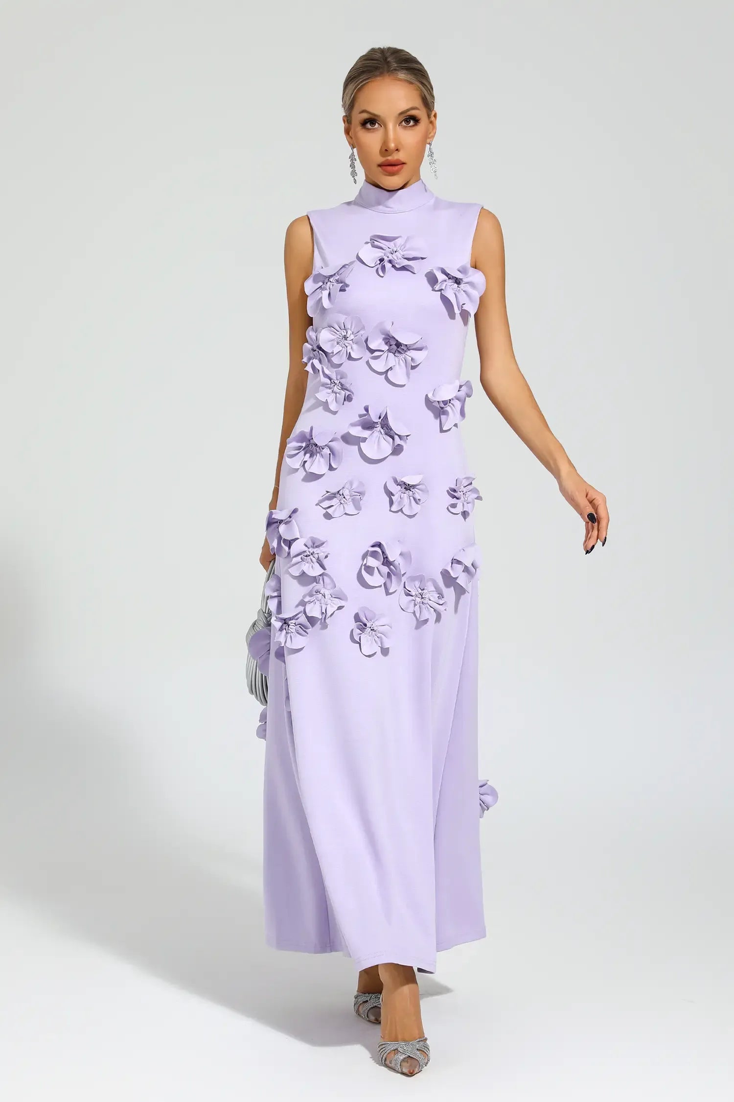 Lilac Petal Grace Dress