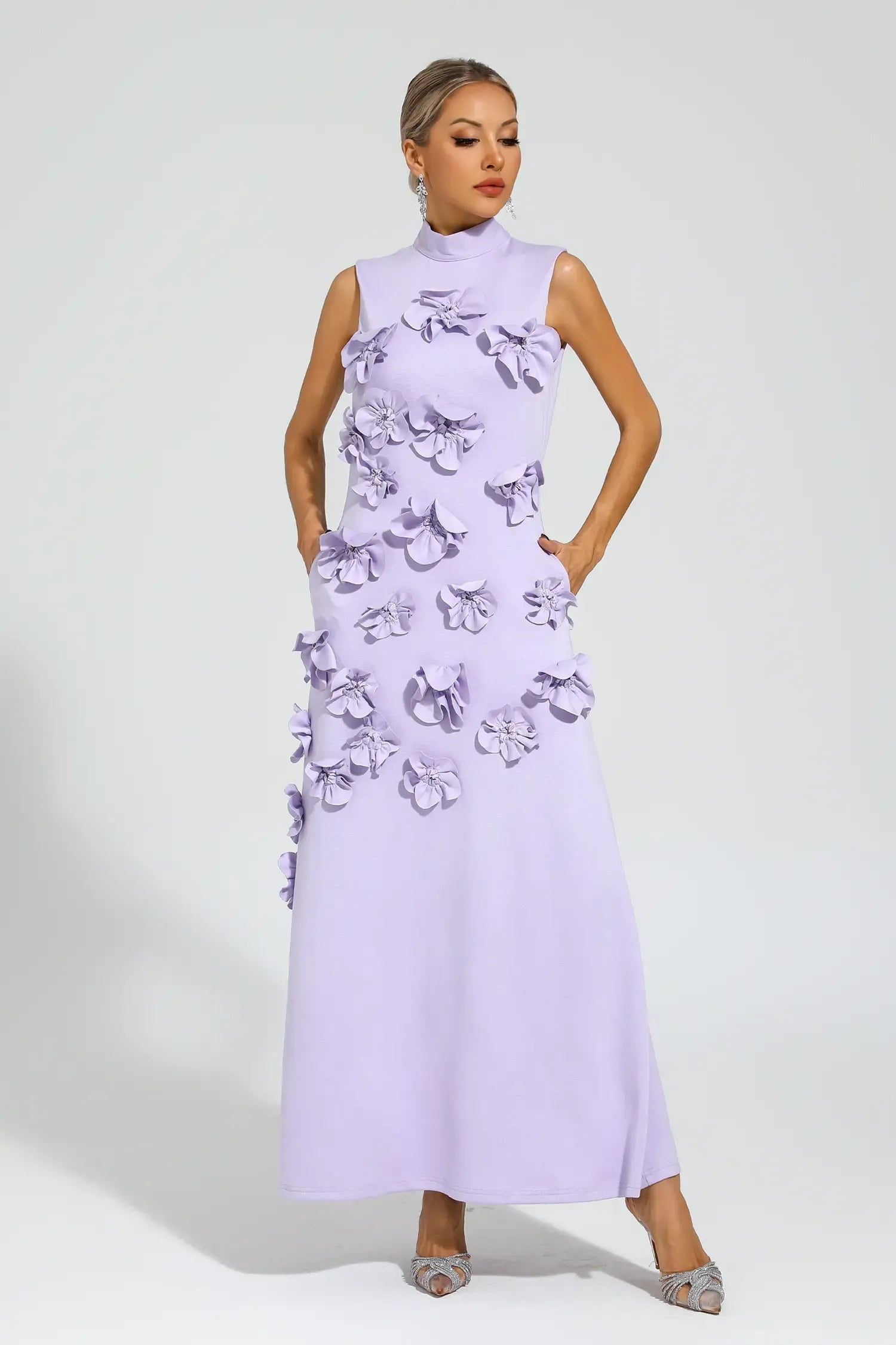 Lilac Petal Grace Dress