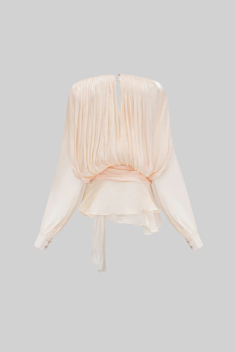 Moonlight Pleated Ruffle Dress