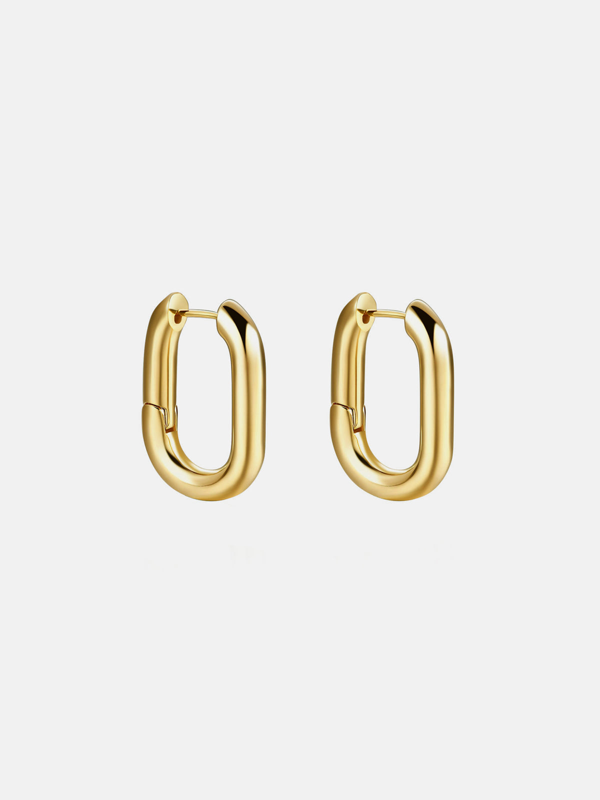 Mini Oval Link Earrings