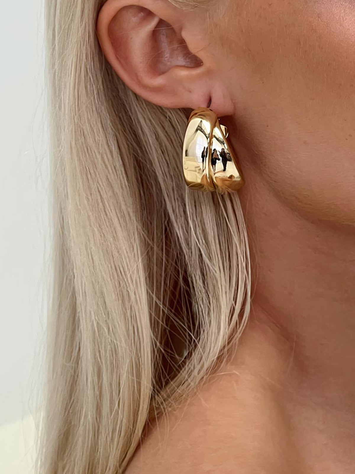 Twisted Bold Hoop Earrings