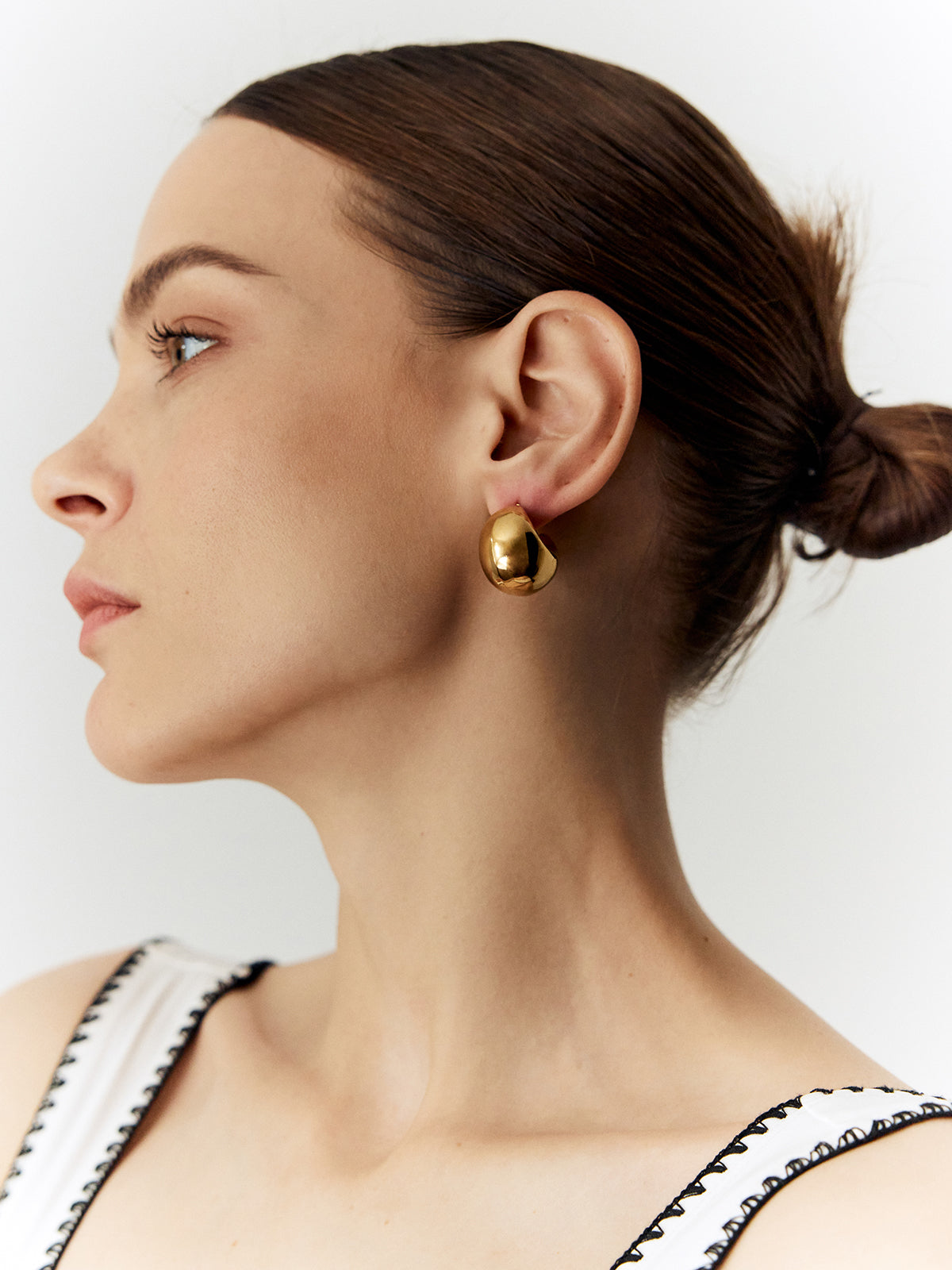 Polished Teardrop Earrings