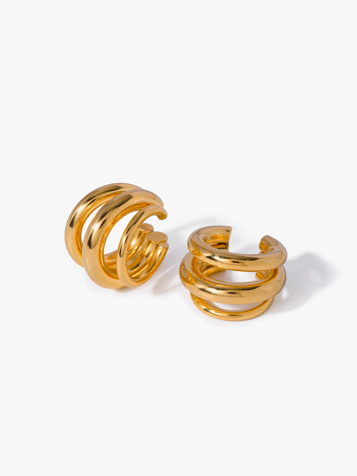 Bold Triple Curve Ear Cuff