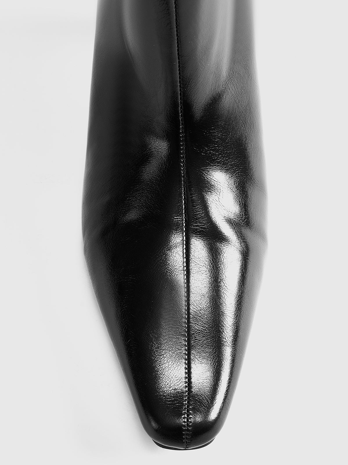 Square Toe Kitten Heel Boots