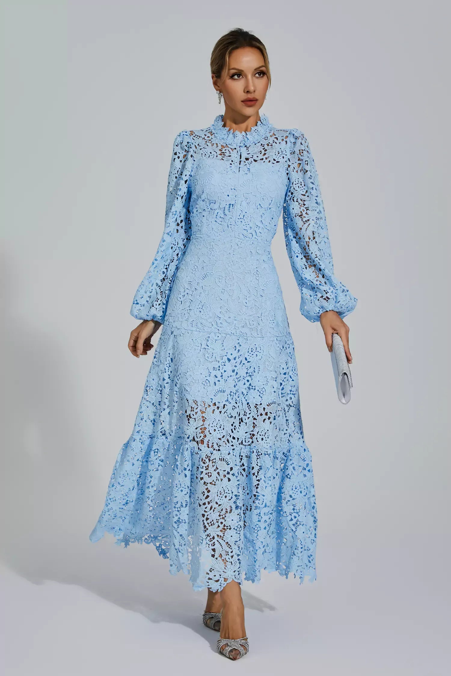 Azure Grace Lace Dress