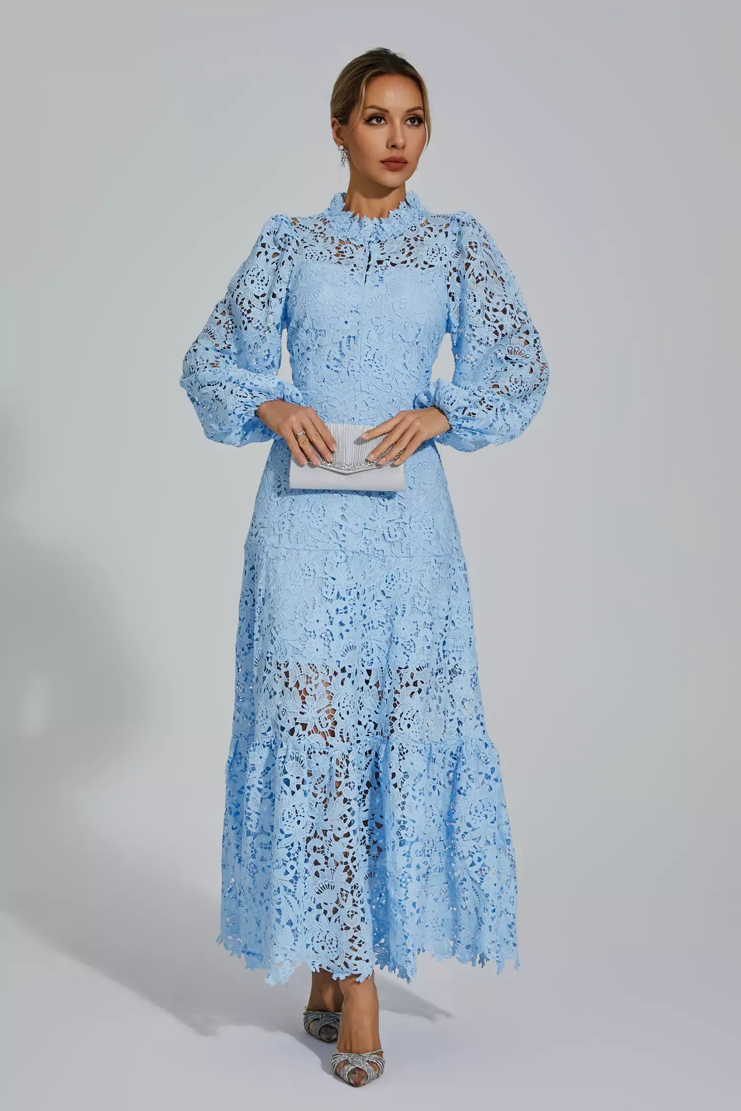 Azure Grace Lace Dress